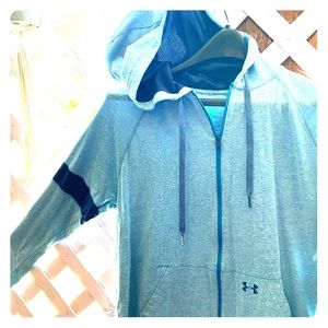 Under Armour Light Blue Jacket with Hood